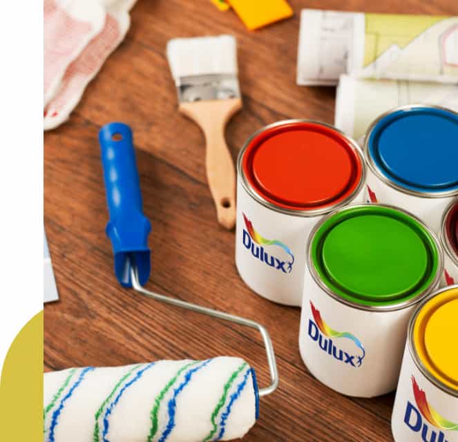 using only the very best dulux accredited paints